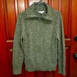 Vintage Pendleton Merino wool zip up sweater